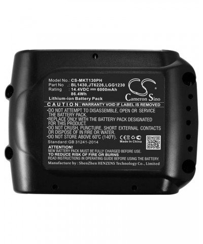 Battery Replacement for Makita BL1830,BL1830B,BL1835,BL1840,BL1840B ITABCF050,JR120D,JR120DRF,JR120DZK,JR182DRF,JR182DZK,JV18...