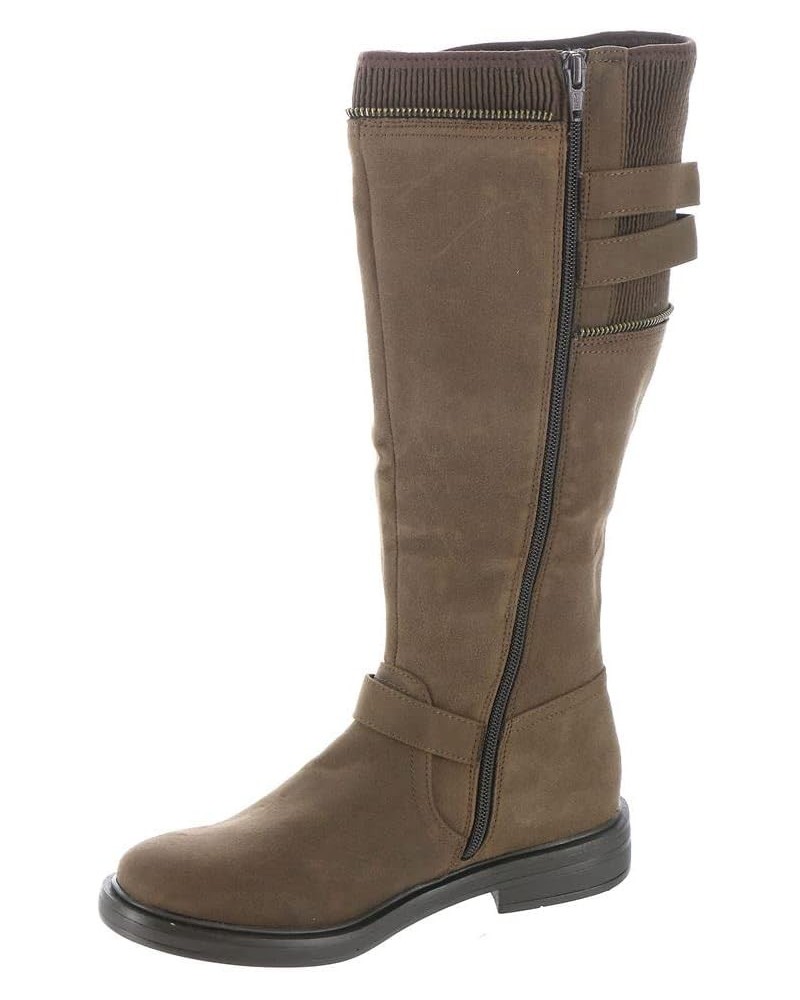 Women's Mazed Knee High Boot Brown/Fabric $23.09 Boots