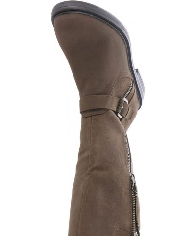 Women's Mazed Knee High Boot Brown/Fabric $23.09 Boots