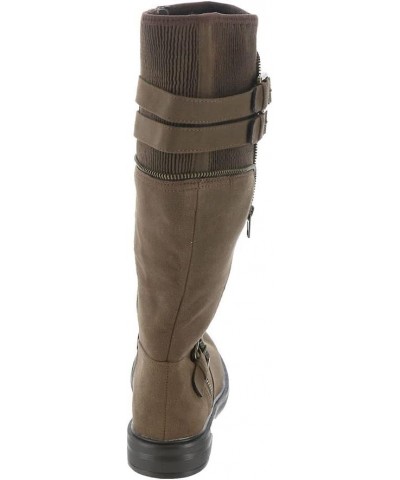 Women's Mazed Knee High Boot Brown/Fabric $23.09 Boots