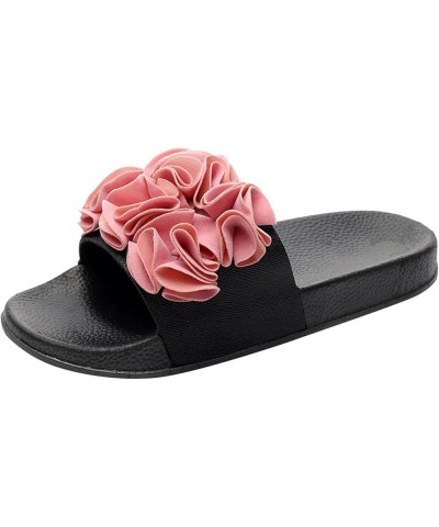 Breathing Design Sandals for Women Women Slippers Summer Flower Fashion Shoes Teen Girls Polka Dot Slippers Pink $18.00 Athle...