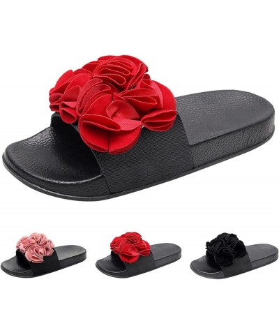 Breathing Design Sandals for Women Women Slippers Summer Flower Fashion Shoes Teen Girls Polka Dot Slippers Pink $18.00 Athle...