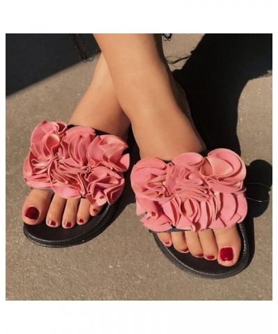 Breathing Design Sandals for Women Women Slippers Summer Flower Fashion Shoes Teen Girls Polka Dot Slippers Pink $18.00 Athle...