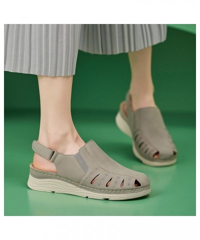 Women sandals Silver Flats Flip Flops Slide Projector For Old Slides Platform sandal Wedges sandals For Women Beach Dr Grey $...