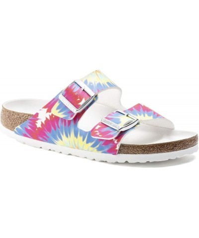 Women's Soft Footbed Arizona SFB Blu Oil LTR N Tie Dye $88.56 Sandals