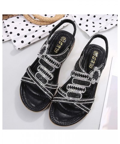 White Platform Sandals Black Wedges Boots For Women Platform Heels Platform Sandals Women Gold Heeled Sandals Black-d $17.29 ...