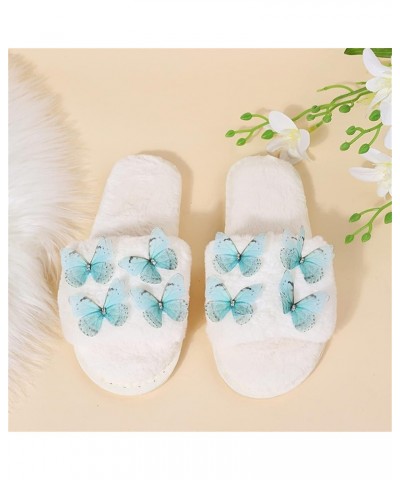 Fuzzy Slippers Women Vintage Fashion Cute Printing Warm Slippers Casual Home Shoes Fit & Flare Buttery Feeling Loungewear E-w...