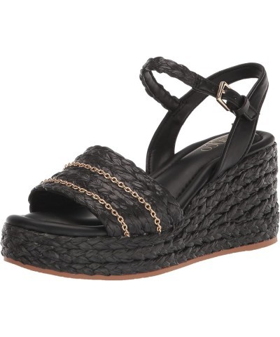 Women's L-Peachy Wedge Sandal Black $20.74 Sandals