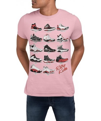 Jordan Retro Sneakers Image T Shirt to Match Jordans, Tee to Match Jordan 1 2 3 4 5 6 11 12 13 Gift for Jordan Light Pink $19...