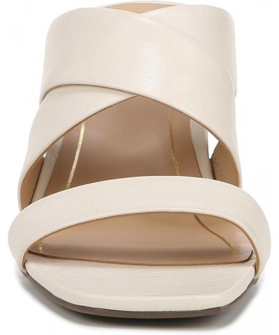 Women's Merlot Slide Sandal Cream Crinkle Leather $38.99 Pumps