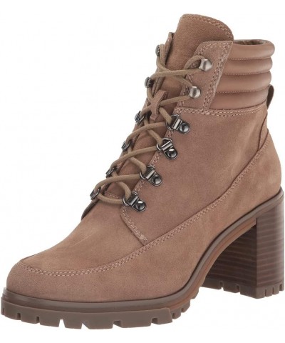 Women's Donenta Shearling Lace Up Bootie Ankle Boot Wild Mushroom $21.18 Boots