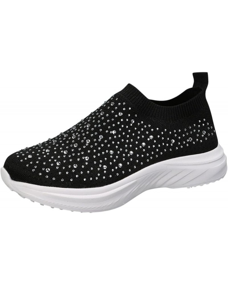 Fashion Autumn Women Sports Shoes Flat Bottom Lightweight Fly Woven Mesh Breathable Club C Double Sneaker Womens Black $14.76...