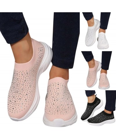 Fashion Autumn Women Sports Shoes Flat Bottom Lightweight Fly Woven Mesh Breathable Club C Double Sneaker Womens Black $14.76...