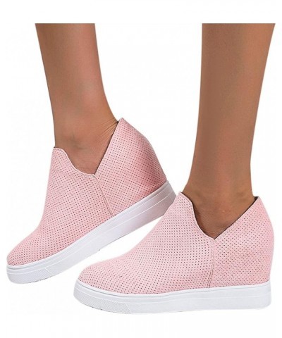 Slip on Sneakers Women, Walking Shoes for Women Arch Support Comfort Fashionable Slip on Breathable Sneakers Pink $16.45 Athl...