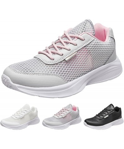 Women Sneakers Soft Lightweight Casual Tennis Shoes Casual Walking Canvas Slip on Shoes Gym Shoes Tennis Shoes Grey $17.15 Lo...