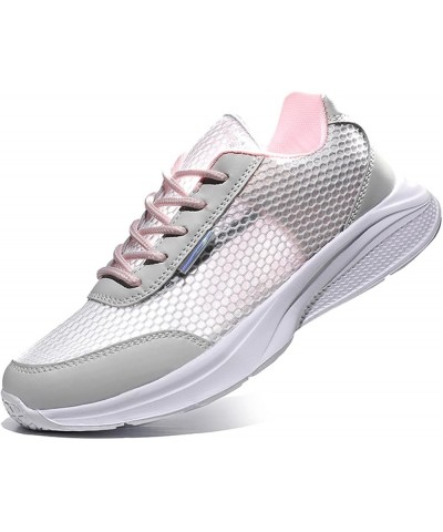 Women Sneakers Soft Lightweight Casual Tennis Shoes Casual Walking Canvas Slip on Shoes Gym Shoes Tennis Shoes Grey $17.15 Lo...