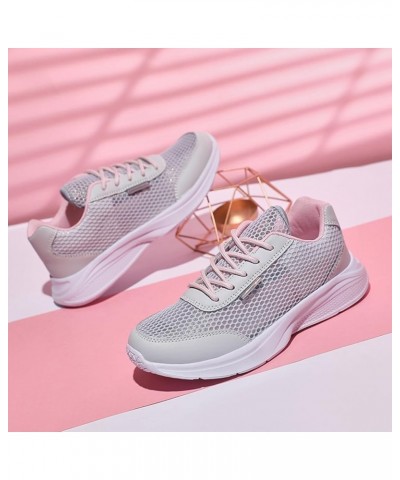 Women Sneakers Soft Lightweight Casual Tennis Shoes Casual Walking Canvas Slip on Shoes Gym Shoes Tennis Shoes Grey $17.15 Lo...