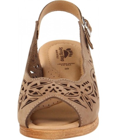 Women's Orella Slingback Sandal2 Beige $32.25 Sandals