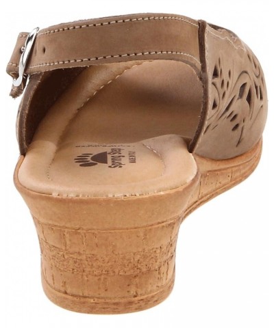 Women's Orella Slingback Sandal2 Beige $32.25 Sandals