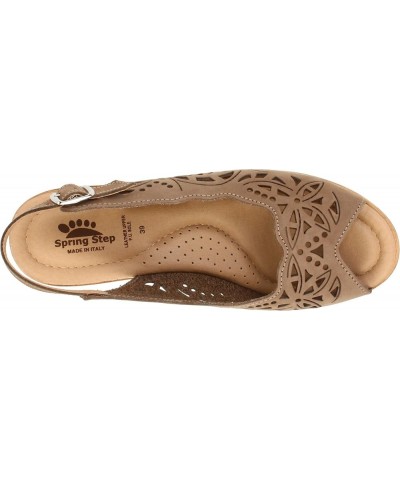 Women's Orella Slingback Sandal2 Beige $32.25 Sandals