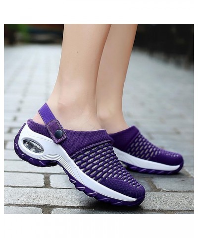 Orthopedic Sneakers for Women Women's Orthopedic Breathable Soft Shoes Walking Slip on Diabetic Foam Shoes Z01-purple $10.79 ...