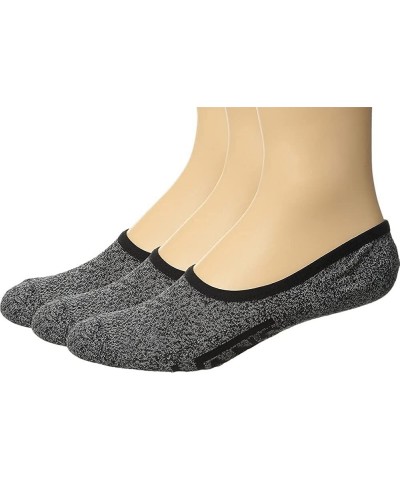 Classic Super No Show 3-pc Socks Heather Black $10.46 Fashion Sneakers