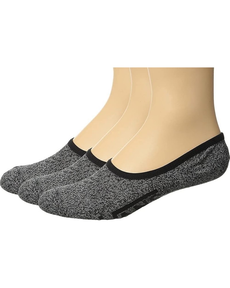 Classic Super No Show 3-pc Socks Heather Black $10.46 Fashion Sneakers