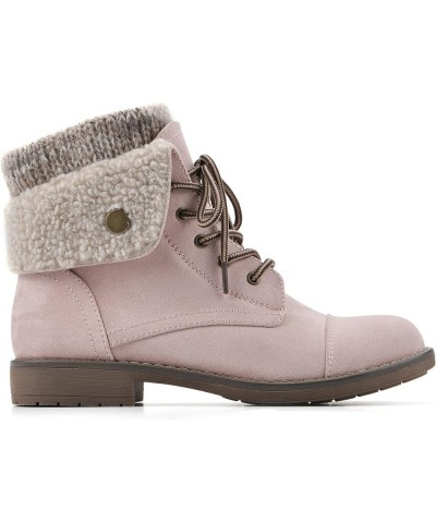 Women's Duena Hiking Style Boot Pale Pink/Fabric/Fleece $19.27 Boots