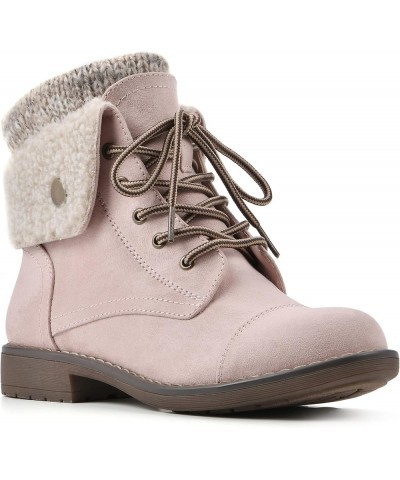 Women's Duena Hiking Style Boot Pale Pink/Fabric/Fleece $19.27 Boots