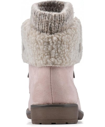 Women's Duena Hiking Style Boot Pale Pink/Fabric/Fleece $19.27 Boots