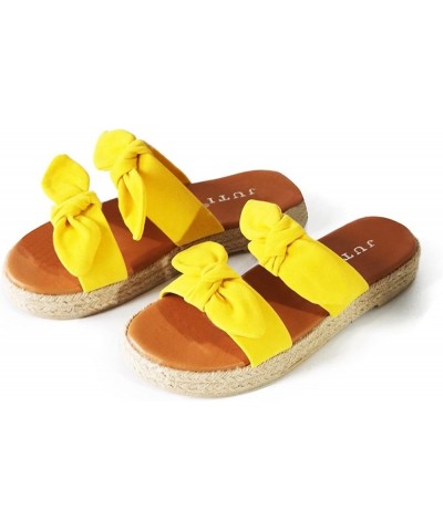 Shoes Weave Open Flat Breathable Beach Women's Toe Bow Summer Sandals Slip-On Women's Sandals Wedges for Women Sandals Heels ...