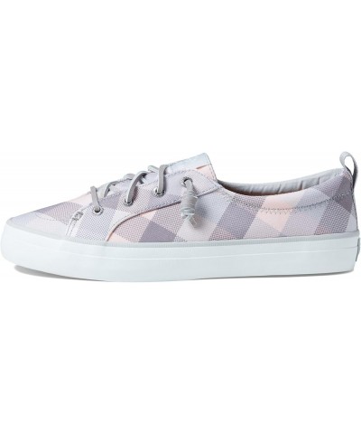 Women's Crest Vibe Seasonal Sneaker Grey Gingham $29.13 Fashion Sneakers