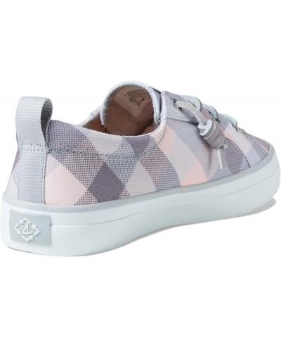 Women's Crest Vibe Seasonal Sneaker Grey Gingham $29.13 Fashion Sneakers