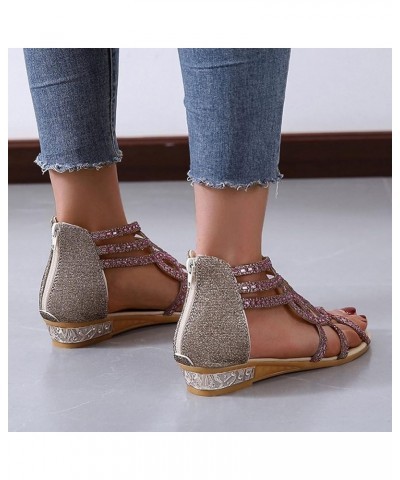 Cute Summer Sandals for Women Wide Width Toe Breathable Shoes Summer Open Casual Spring Walking Sandals Women Size 9 Sandals ...