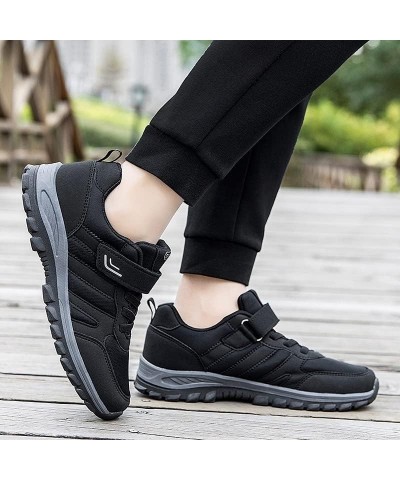 Mens Wide Width Sneakers Mens Sneakers Extra Wide Mens White Sneakers Casual Dress Shoes for Men Black $30.48 Athletic Shoes