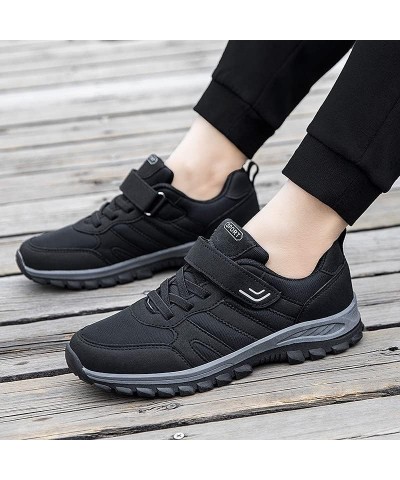 Mens Wide Width Sneakers Mens Sneakers Extra Wide Mens White Sneakers Casual Dress Shoes for Men Black $30.48 Athletic Shoes