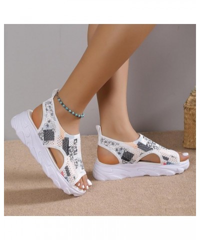 Boys sandals Flats For Women Flip Flops Draco Slides Platform High Top White Wedges Shoes For Women Heeled sandals For Beige ...