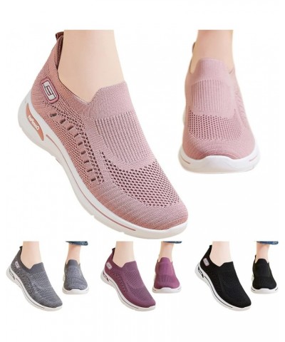 Womens Sandals Size 9 Wide Width Fashion Spring And Summer Women Sports Shoes Flat Soft Mesh Sneaker Insoles Women Pink $9.62...