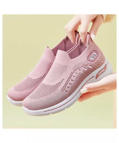 Womens Sandals Size 9 Wide Width Fashion Spring And Summer Women Sports Shoes Flat Soft Mesh Sneaker Insoles Women Pink $9.62...