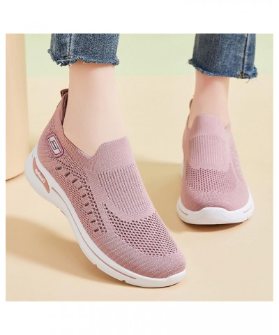 Womens Sandals Size 9 Wide Width Fashion Spring And Summer Women Sports Shoes Flat Soft Mesh Sneaker Insoles Women Pink $9.62...