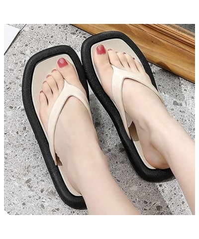 Flip Flop Sandals for Women Casual Summer Shower Slippers Women Non Slip, Shower Beach Pool Bathroom Flat Slides Shoes Quickl...