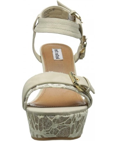 Women's Swizzle Wedge Sandal Cream $21.27 Sandals