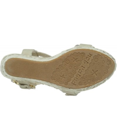 Women's Swizzle Wedge Sandal Cream $21.27 Sandals