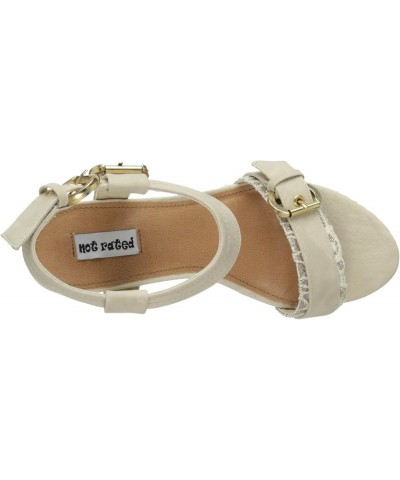 Women's Swizzle Wedge Sandal Cream $21.27 Sandals