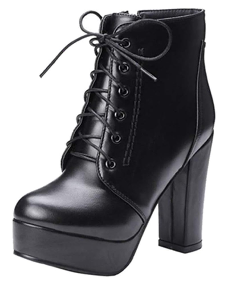 Women Fashion Ankle Boots Lita Boots Black $31.85 Boots