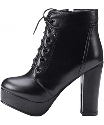 Women Fashion Ankle Boots Lita Boots Black $31.85 Boots