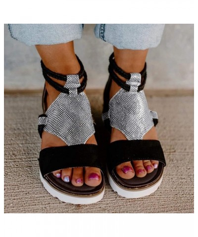 Wide Wedge Sandals for Women Wide Width Sandal Heels for Women Size 11 Womens Sandals Size 11 Sandals Wedge Roman Women's Sty...