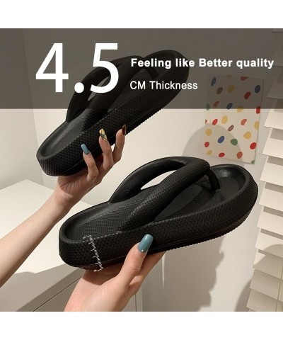 Flip Flops Summer Casual Thong Slippers Outdoor Beach Sandals flat Platform Comfy Shoes Women Couple Thick Soled Yellow-a $15...