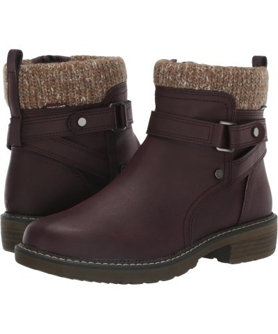 Women's Garland Gina Fashion Boot Burgundy $27.71 Boots