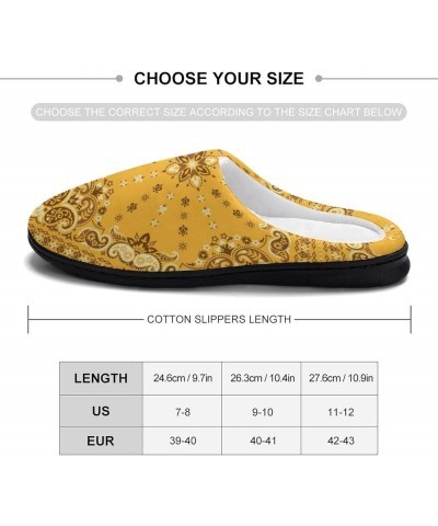 Cotton Slippers Indoor Light Weight House Shoes With Anti-Skid Sole Color700 $19.23 Slippers